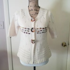 Field Flower Anthropology wool sweater